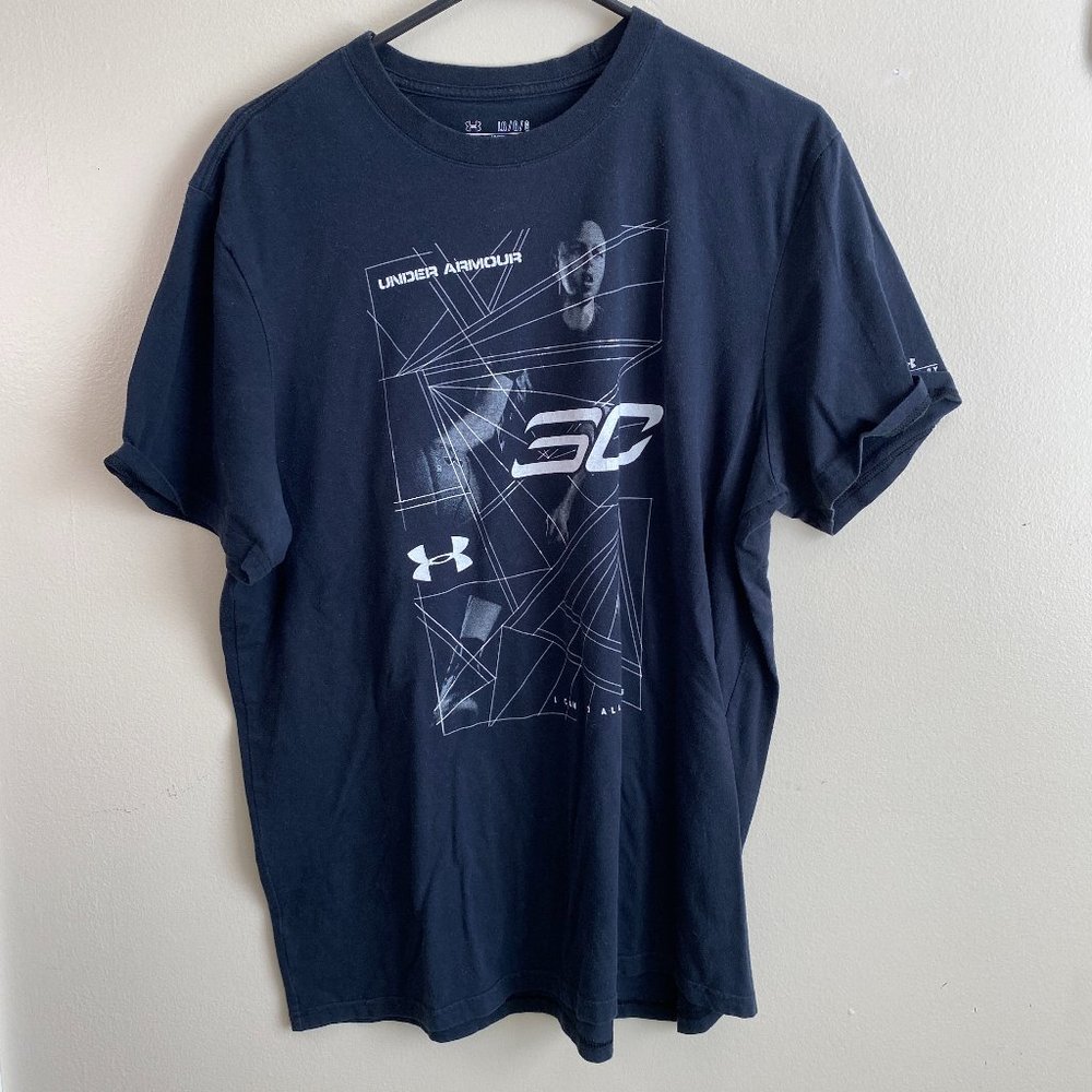 Steph Curry Logo Under Armour Heat Gear Tee Shirt